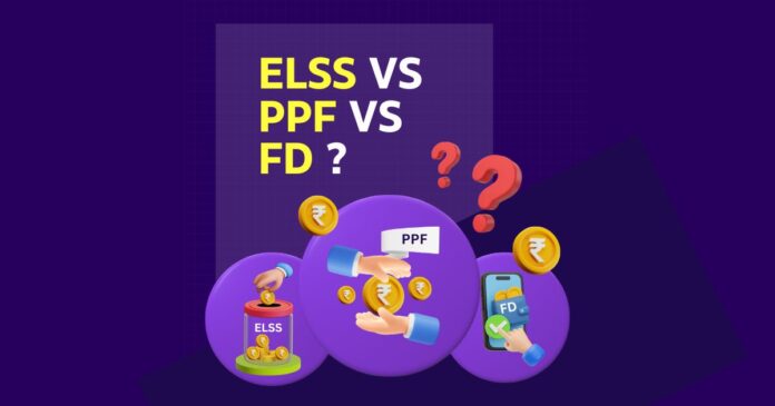 ELSS vs PPF vs FD – Best Tax-Saving Investment for 2025 with Returns & Lock-in Comparison